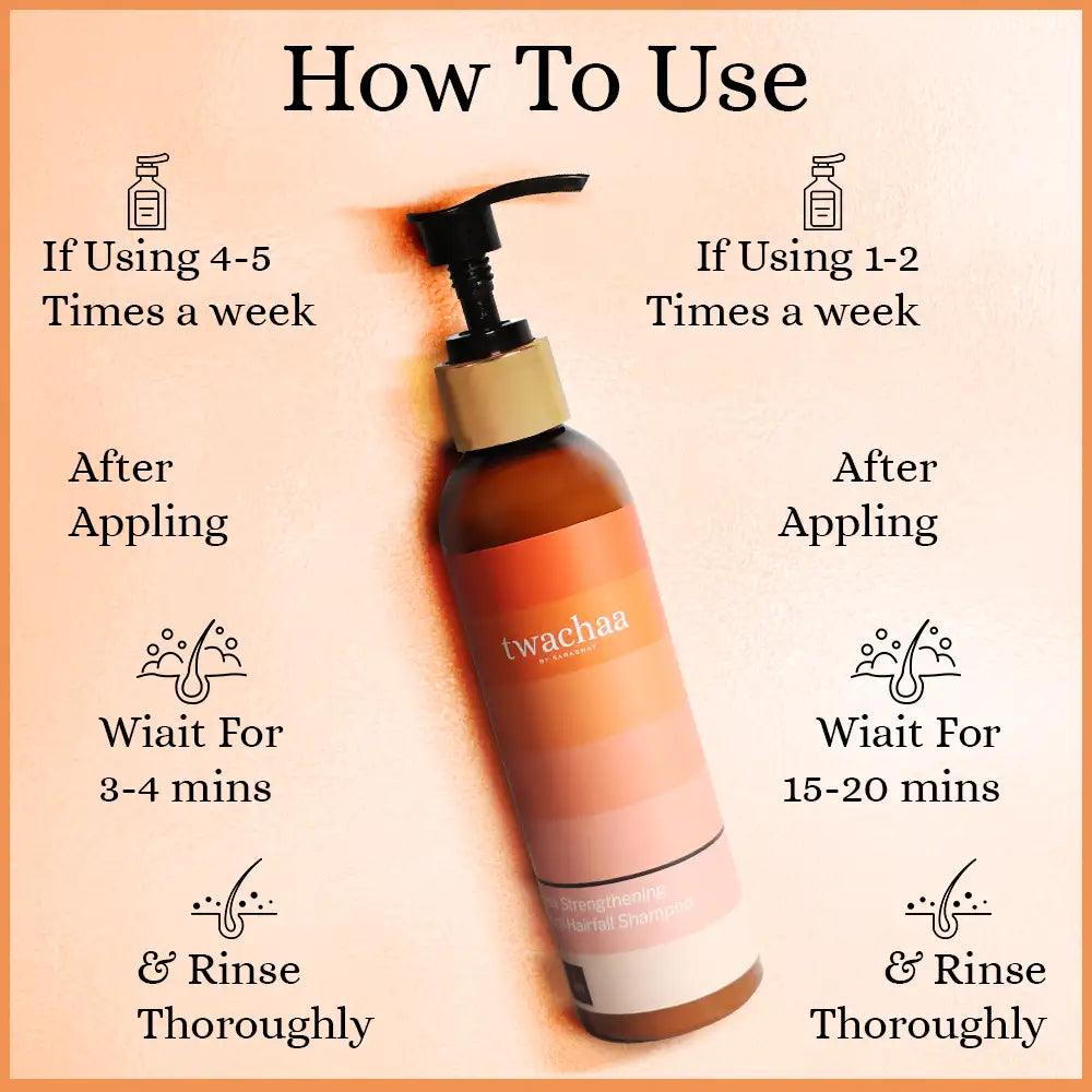 How to use Anti hair fall shampoo